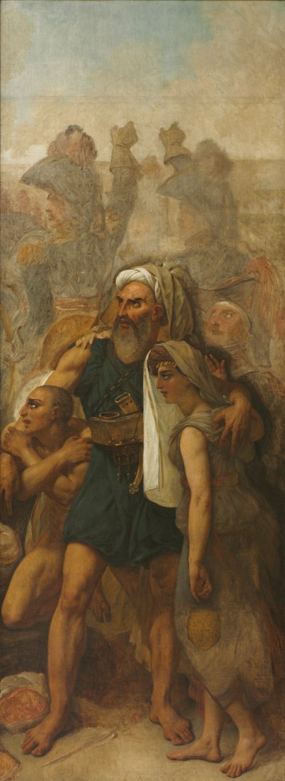 Egyptian Family (Sketch for "The Battle of the Pyramids") by Antoine Jean Gros