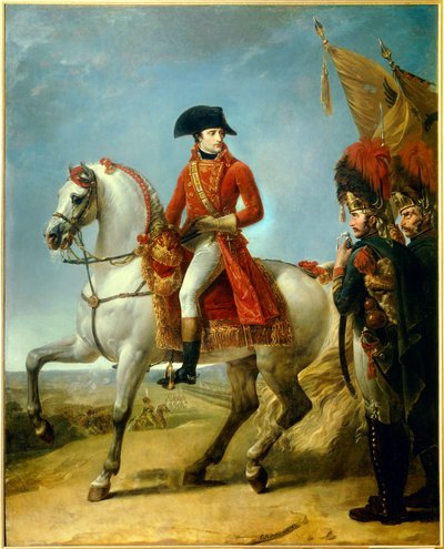 Equestrian portrait of Napoleon Bonaparte by Antoine Jean Gros