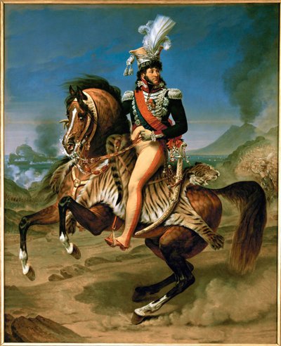 Joachim Murat, King of Naples, Marshal of France, on Horseback by Antoine Jean Gros