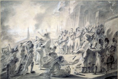 Moscow Fire 15/09/1812 by Antoine Jean Gros