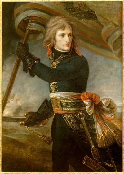 Napoleon Bonaparte at the bridge of Arcole by Antoine Jean Gros