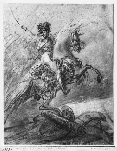 Officer of the Hussars on horseback by Antoine Jean Gros