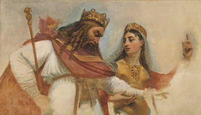 Sketch for the Dome of the Pantheon (Sainte-Geneviève Church): Clovis and Clotilde, circa 1811 by Antoine Jean Gros