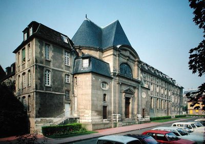 Exterior view of the chapel of the Hopital Port-Royal, 1646 by Antoine Le Pautre