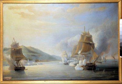 Conquest of Algeria (1830-1847): Attack of Algiers by Sea by the French Fleet Under the Command of Admiral Duperre, July 3, 1830 by Antoine Leon Morel Fatio