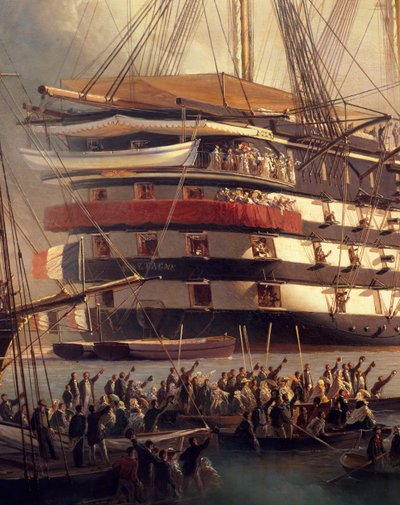 Queen Victoria at Cherbourg August 3 by Antoine Leon Morel Fatio