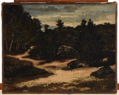 Sandy Path in Fontainebleau Forest by Antoine Louis Barye