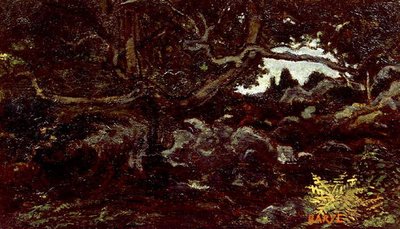 In the Fontainebleau Forest by Antoine Louis Barye