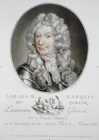 Abraham (1610-88) Marquis du Quesne by Antoine Louis Francois (after) Sergent Marceau