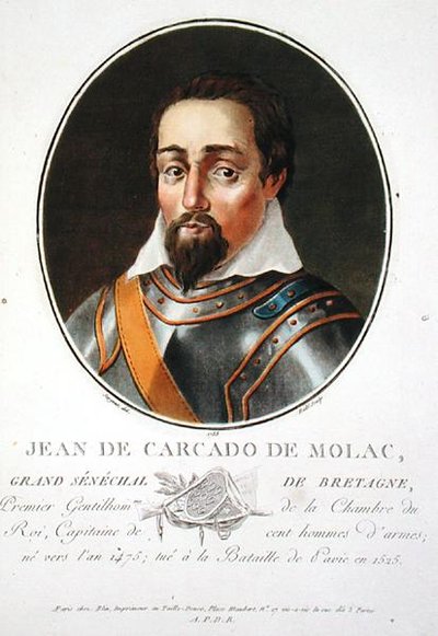 Jean de Carcado de Molac (c.1475-1525), engraved by Ride by Antoine Louis Francois (after) Sergent Marceau