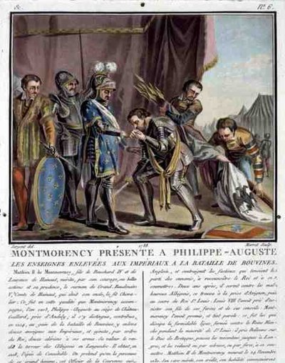 Montmorency Presented to Philip Augustus After the Battle of Bouvines by Antoine Louis Francois (after) Sergent Marceau