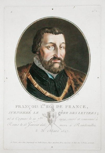 Francois I, King of France by Antoine Louis Francois Sergent Marceau
