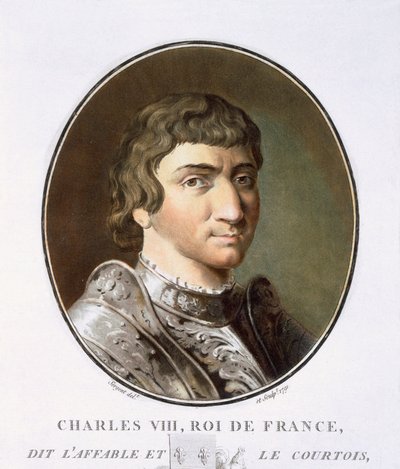 Charles VIII (engraving by Pierre Blin, 1786-92) by Antoine Louis Francois Sergent Marceau