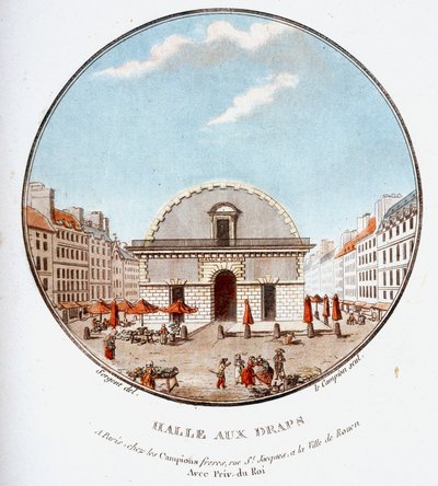 In picturesque views of the main buildings of Paris by Sergeant by Antoine Louis Francois Sergent Marceau
