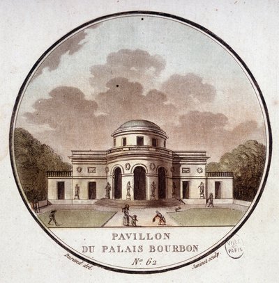 Pavilion of the Palais Bourbon, Paris by Antoine Louis Francois Sergent Marceau