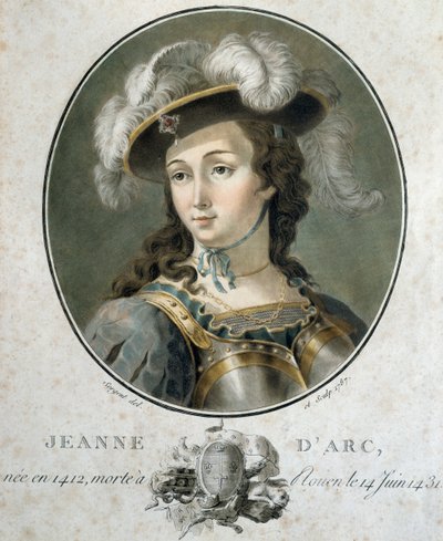 Portrait of Joan of Arc by Antoine Louis Francois Sergent Marceau