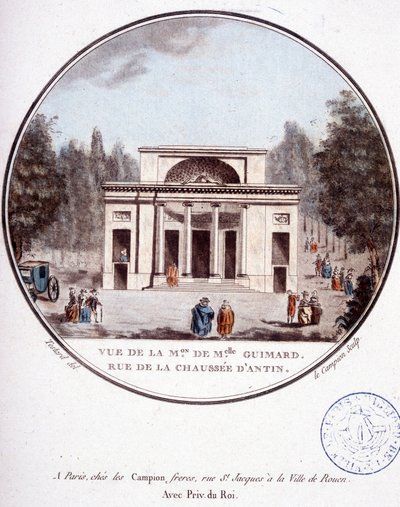 View of Mademoiselle Guimard