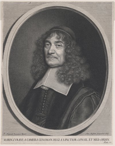 Marin Cureau de la Chambre by Antoine Masson after Pierre Mignard I