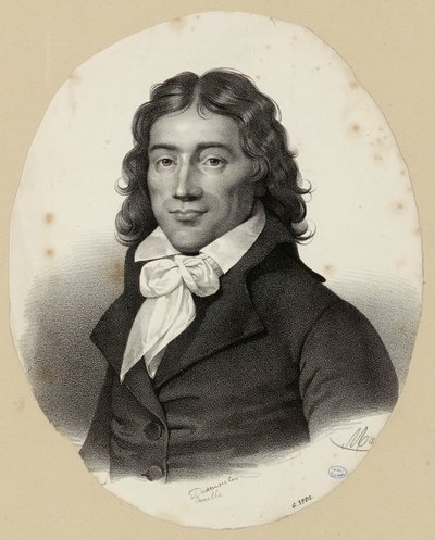 Portrait of Camille Desmoulins by Antoine Maurin