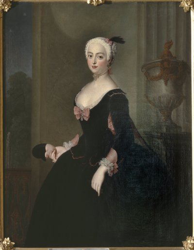 Portrait of Countess Anna Elisabeth von der Schulenburg by Antoine Pesne