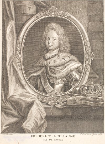 Friedrich Wilhelm I, King in Prussia and as Friedrich Wilhelm II Elector and Margrave of Brandenburg by Antoine Pesne