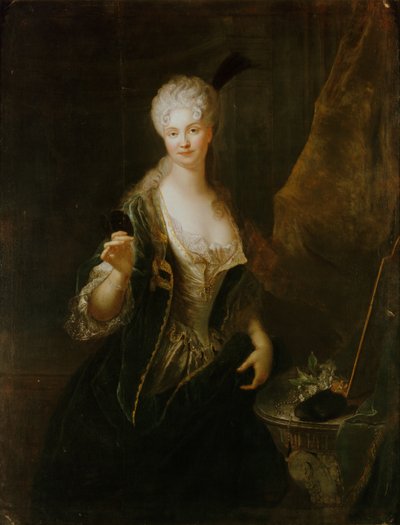 Portrait of Dorothea Luise os Wittenhorst-Sonsfeld, 1681-1746 by Antoine Pesne