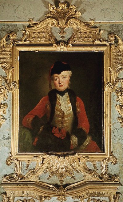 Portrait of Wilhelmine Dorothee von der Marwitz by Antoine Pesne