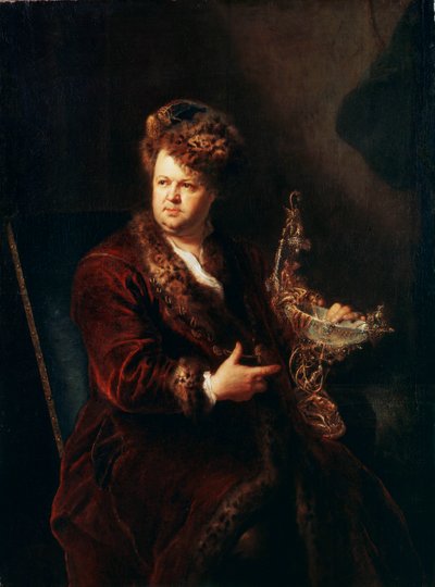 Portrait of the Jeweller Johann Melchior Dinglinger, c1721 by Antoine Pesne