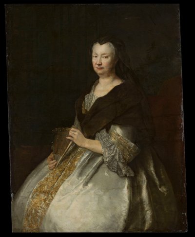 Portrait of Sophia Hedwig von Tettau (1662-1733) by Antoine Pesne