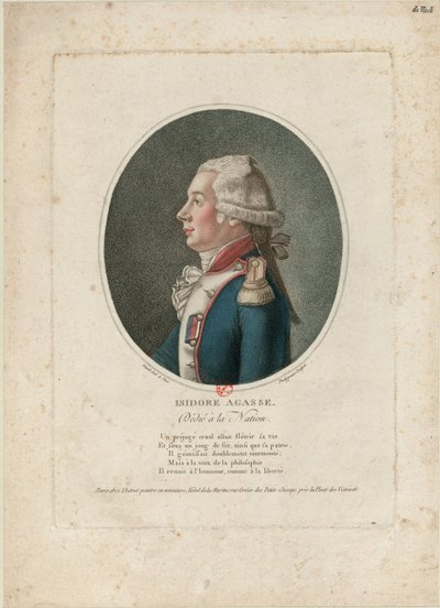 Isidore Agasse, c. 1790 by Antoine Phelippeaux