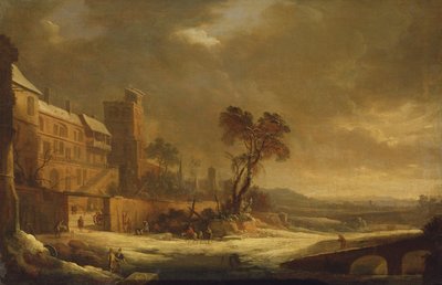 The Month of January, Snow Effect, 1699 by Antoine Pierre the Younger Patel
