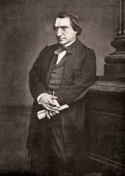 Ernest Renan, French Philosopher and Writer by Antoine Samuel Adam Salomon