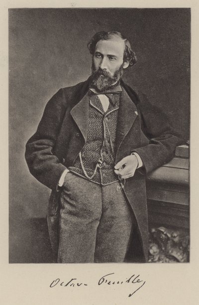 Octave Feuillet, French novelist and dramatist by Antoine Samuel Adam Salomon