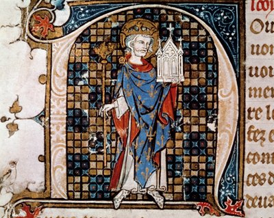 Portrait of Saint Louis (Louis IX) by Antoine Verard