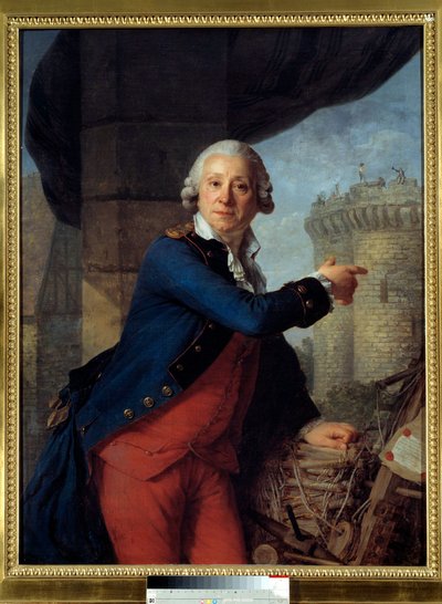 Portrait of Jean Henri Masers, Knight of Latude by Antoine Vestier