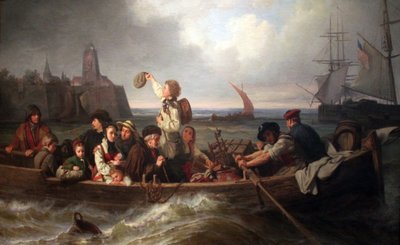 Farewell of the Emigrants by Antoine Volkmar