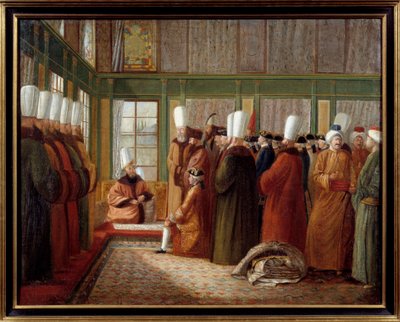 Ottoman Empire: Reception by the Grand Vizir of a French Ambassador by Antoine de Favray