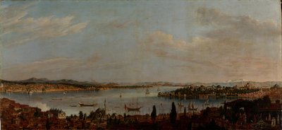 Panoramic View of Istanbul by Antoine de Favray