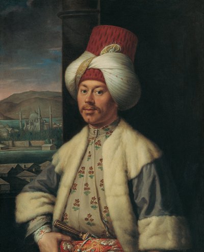 Portrait of An European in Turkish Costume, Second Half of the 18th century by Antoine de Favray