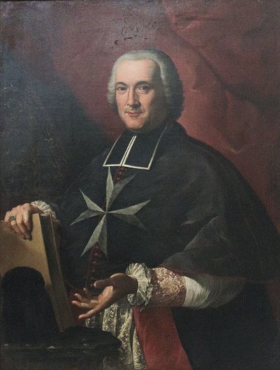 Portrait of Grand Prior Giovanni Domenico Mainardi by Antoine de Favray
