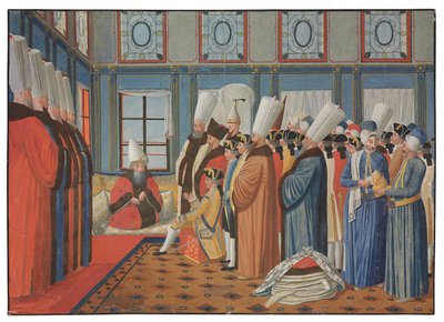 The presentation of the Count de Vergennes, Louis XV
