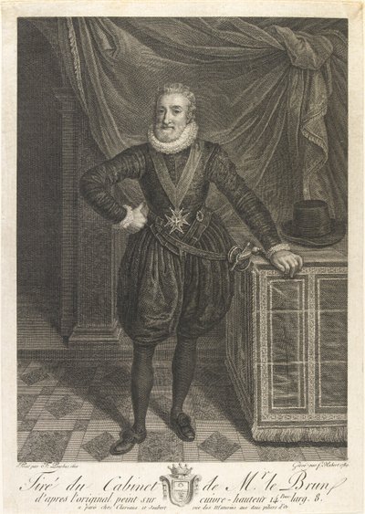 Portrait of Henri IV by Antoine de Marcenay Ghuy