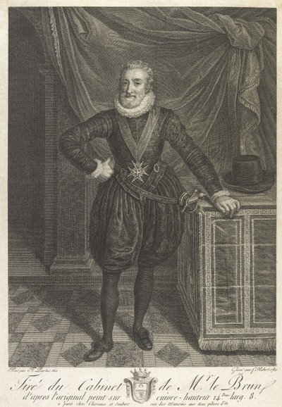 Half-length Portrait of Henri IV by Antoine de Marcenay de Ghuy