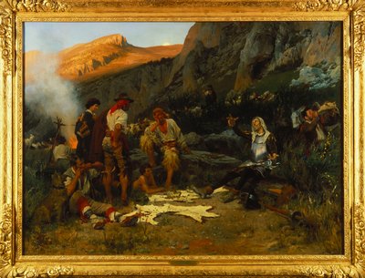Don Quixote and the Goat Herders, 1870 by Anton Alexander von Werner