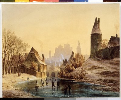 Skating Rink on a River by Anton Doll
