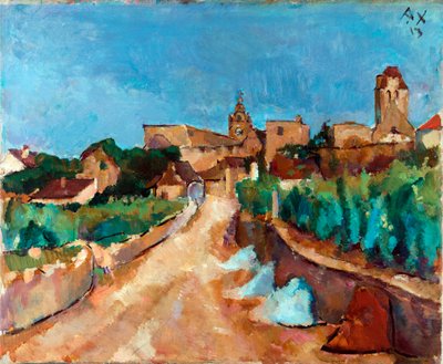 Street Towards Durnstein (Austria) by Anton Faistauer