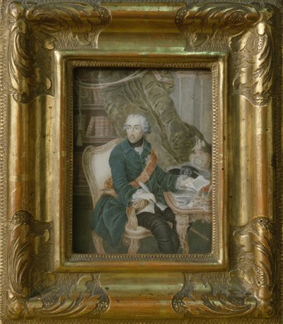 King Frederick II of Prussia in His Hohenzollern Jacket by Anton Friedrich Konig