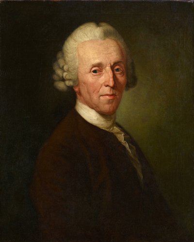 Portrait of the poet Christian Fürchtegott Gellert by Anton Graff