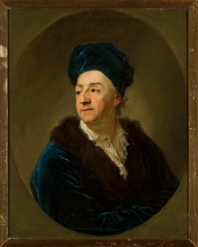 Portrait of Johann Nepomuk Schaffgotsch (1713-1775) in a dressing gown by Anton Graff