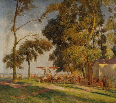 Sunday in the Lobau by Anton Hans Karlinsky